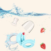 Silicone Baby Pacifier Feeder Cartoon Animal Infant Nipple Holder Newborn Fruit pacifier Tetine Silicona Nipple Bit - BIG FRENCHIES