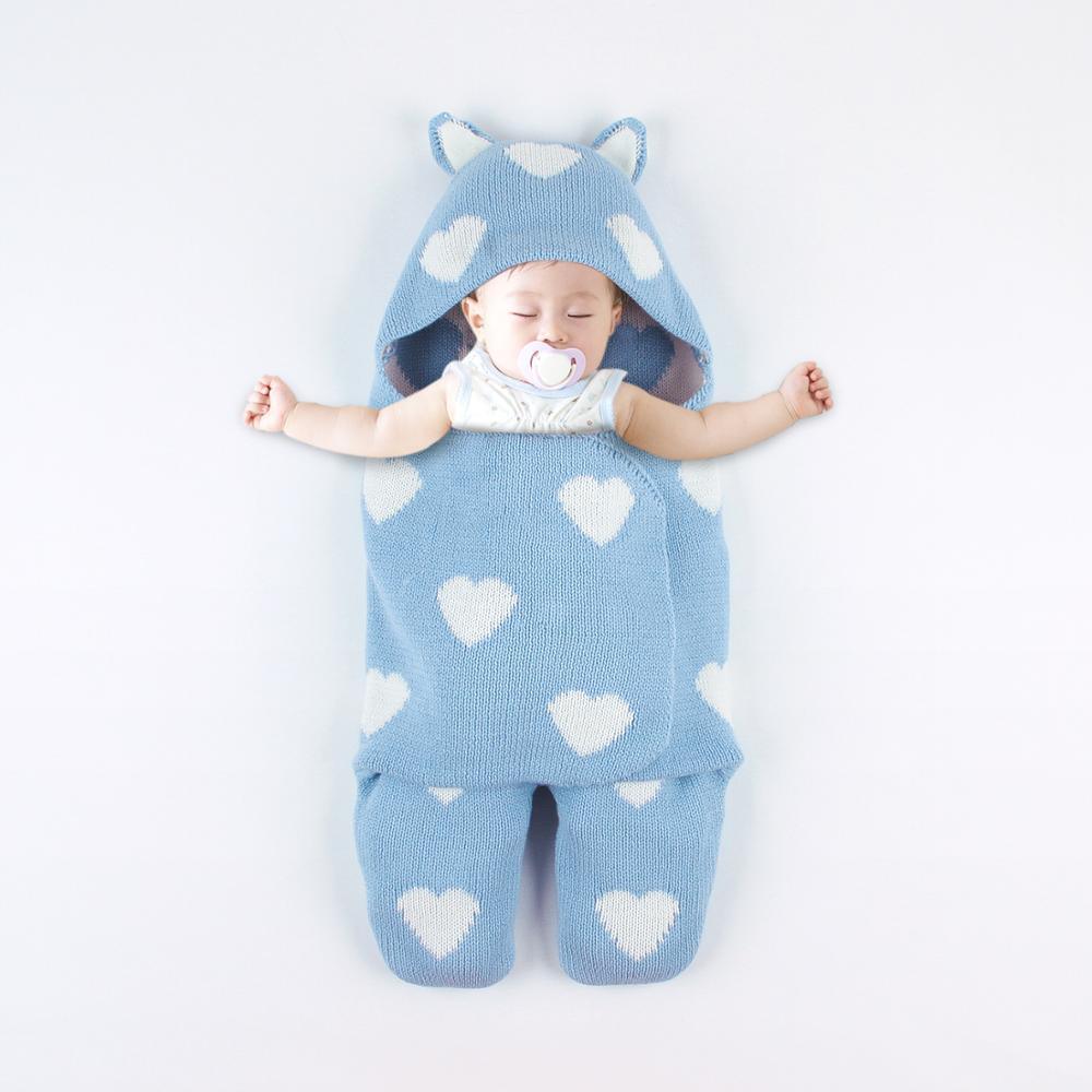 Baby Sleeping Bags Envelope Winter Warm Knitted Sleep sacks for Newborn Infant Stroller Bed Swaddle. - BIG FRENCHIES