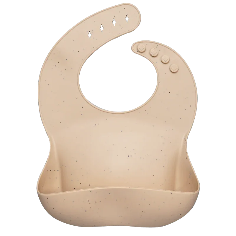 Silicon Breastplate Baby Bib Waterproof Solid Infant Bandana Bibs Newborn Feeding Burp Cloth Bib For Kids - BIG FRENCHIES