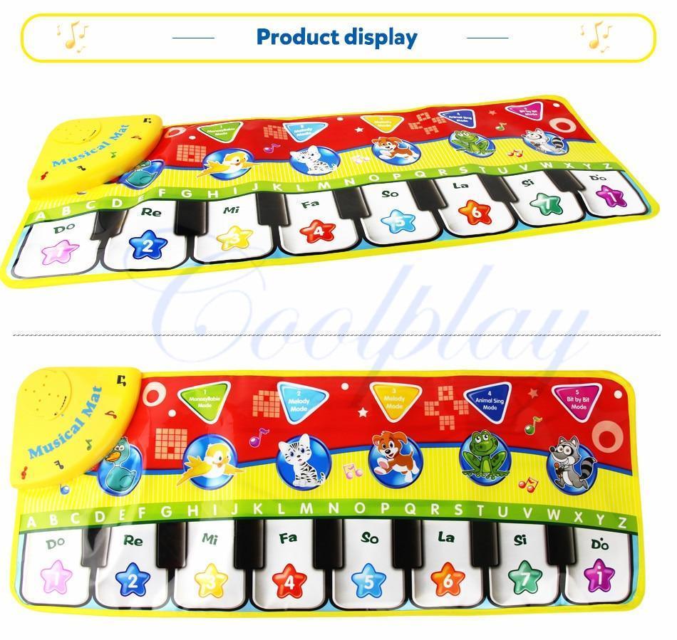 Musical Mat With Animal Voice Baby Piano Playing Carpet Music Game Instrument Toys Early Educational Toys For Kids - BIG FRENCHIES