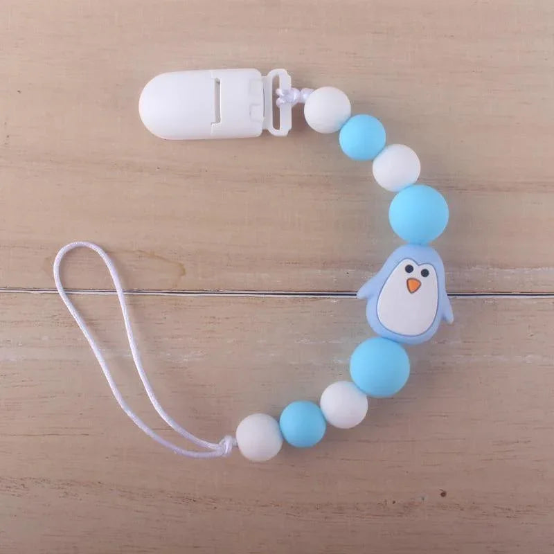 Handmade Animal Pendant Pacifier Clips Chain Nipple Holder for Infant Baby Pacifier - BIG FRENCHIES
