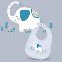 Trend NEW Baby Adjustable Picture Waterproof Saliva Dripping Soft Silicone Bibs For Girls and Boys Kids - BIG FRENCHIES