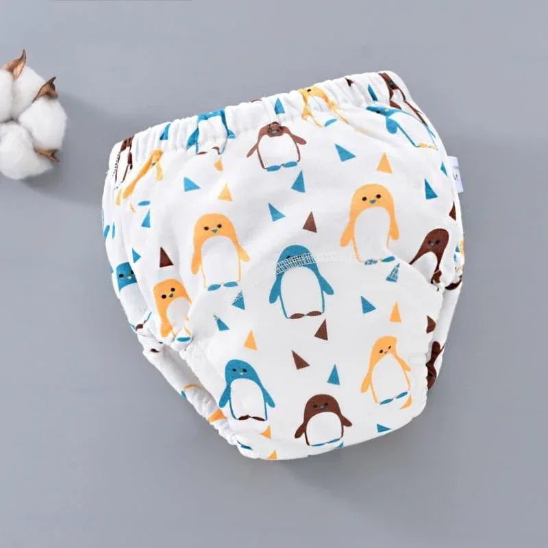 Baby Training Pants Cloth Diapers Washable 6 Layers Gauze Cover Breathable Spring Reusable Newborn Diaper Nappies For Baby and Kids - BIG FRENCHIES