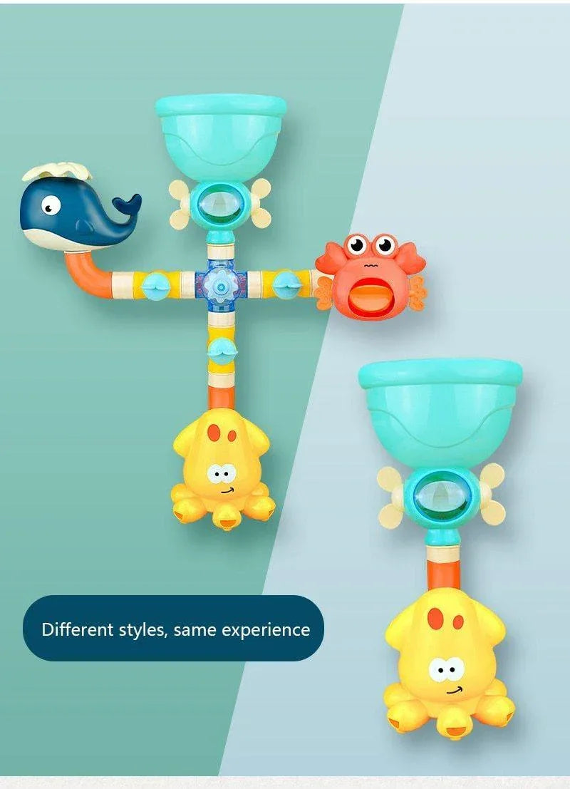 Educational Baby Bath Toys Pipeline Water Spray Shower Game Fun Bath Baby Toys For Children Excellent Gift - BIG FRENCHIES