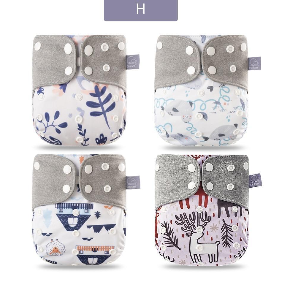 Eco-friendly Diaper Adjustable Reusable Coffee Fiber Diaper Pocket Fit Baby Nappies Pants Waterproof Nappies for Baby and Kids In Modern Design - BIG FRENCHIES