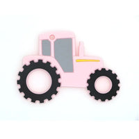 1PC Car Tractor Silicone Baby Teether Rodent Baby Teething Toys Chewable Animal Shape Baby Products Nursing Gift For Baby Kids - BIG FRENCHIES