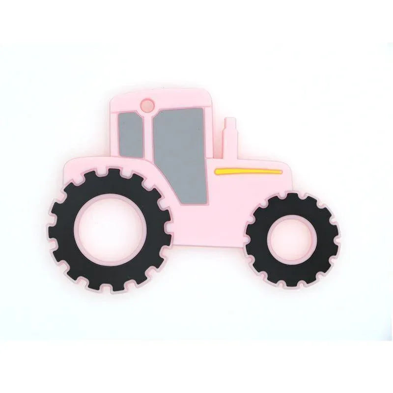 1PC Car Tractor Silicone Baby Teether Rodent Baby Teething Toys Chewable Animal Shape Baby Products Nursing Gift For Baby Kids - BIG FRENCHIES