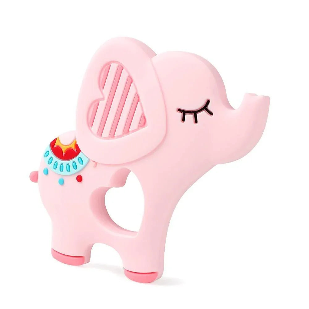 Baby Silicone Teethers BPA Free Teething Toy Animal Dog Koala Owl Elephant Baby Ring Teether Silicone Beads For Kids and Baby - BIG FRENCHIES
