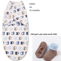 100% Cotton Baby Swaddle Wrap Blanket Newborn Infants Baby Envelop Sleep Bag Sleepsacks For Girls - BIG FRENCHIES