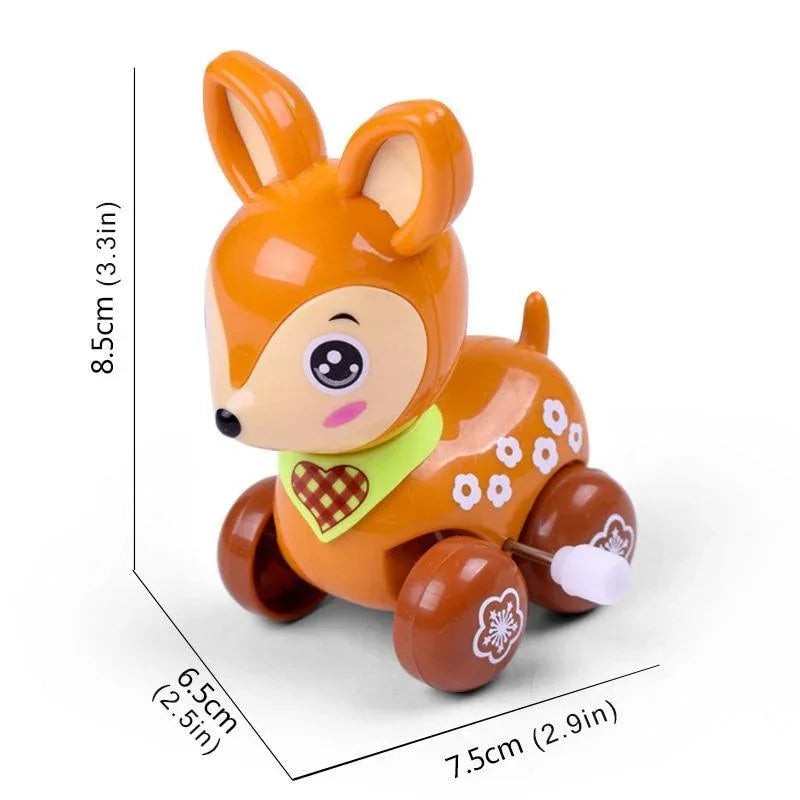 Baby Toys Cartoon Animal Dog Wind Up Toys Running Car Clockwork Educational Toys Infant Baby Mobile Rattle Toy For Kids - BIG FRENCHIES