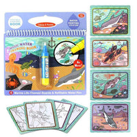 Reusable Magic Water Drawing Book With Pen Coloring Painting Book Drawing Board Juguetes Education Learning Toys for Children - BIG FRENCHIES