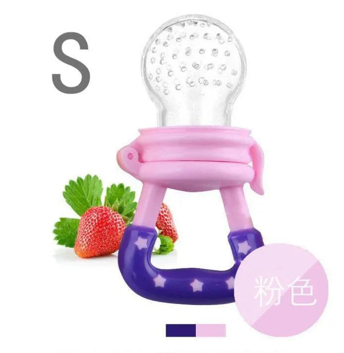 Silicone Baby Pacifier Feeder Cartoon Animal Infant Nipple Holder Newborn Fruit pacifier Tetine Silicona Nipple Bit - BIG FRENCHIES