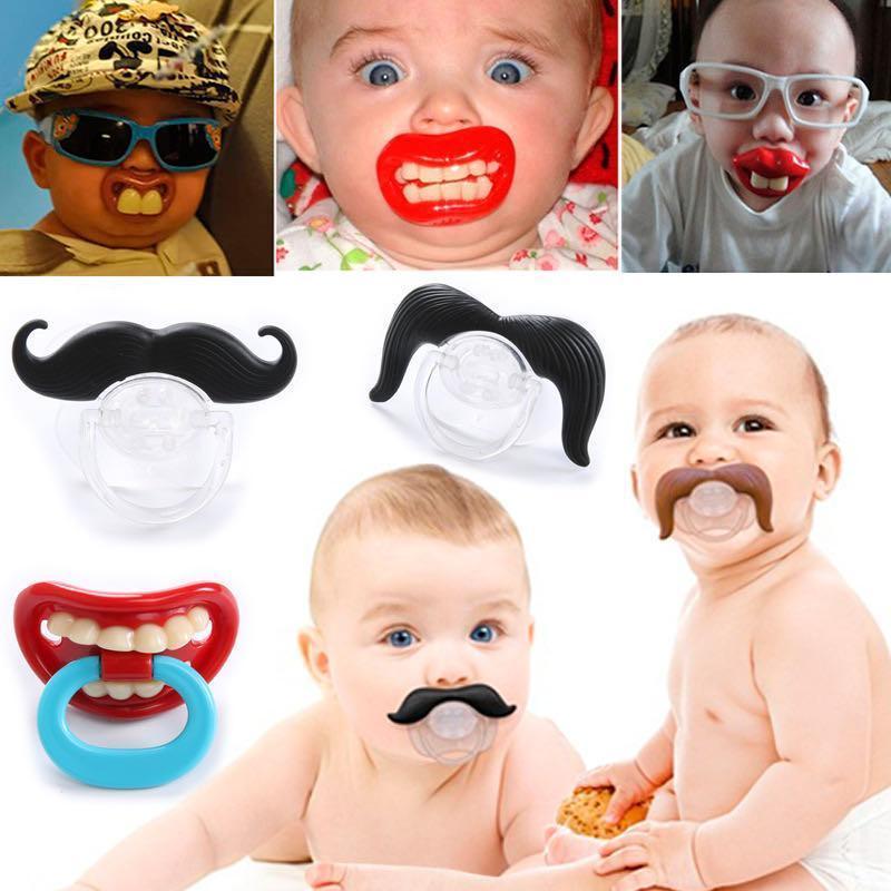 Baby Pacifier Soother Silicone Funny Nipple Dummy Baby Joke Prank For Toddler Nipples Teether Pacifier - BIG FRENCHIES