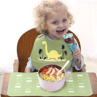 Trend NEW Baby Adjustable Picture Waterproof Saliva Dripping Soft Silicone Bibs For Girls and Boys Kids - BIG FRENCHIES