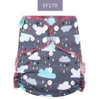 Baby Cloth Diaper Reusable Heavy Wetter Hybrid Waterproof Bamboo Washable Baby Nappy Diapers For Girls and Boys Baby - BIG FRENCHIES