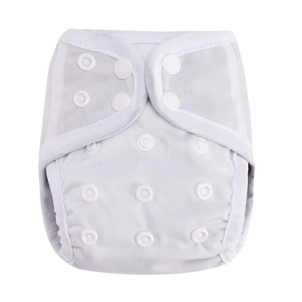Newborn Pocket Diaper Cloth Diapers Bamboo Charcoal Inner Waterproof PUL Outer Double Gussets Nappies for Baby - BIG FRENCHIES