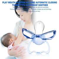 Modern Uniqeu Baby Infant Kids Pacifier Silicone Nipple Cradle Case Holder Travel Storage Cover Anti-drop Pacifiers For Baby and Kids 2 in 1 - BIG FRENCHIES