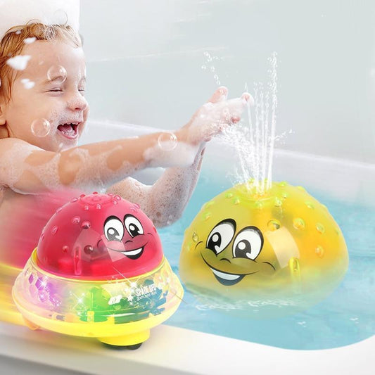 Cool Bath Toys Spray Water Light Rotate with Shower Pool , Toddler Swimming Party Bathroom LED Light With Music for Kids - BIG FRENCHIES