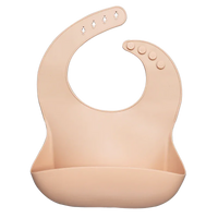 Silicon Breastplate Baby Bib Waterproof Solid Infant Bandana Bibs Newborn Feeding Burp Cloth Bib For Kids - BIG FRENCHIES