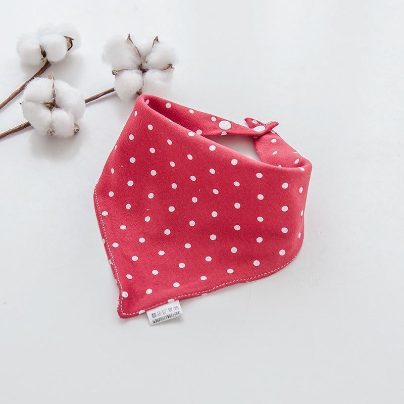Cotton Cartoon Bandana Feeding Saliva Towel Waterproof Bibs For Baby Burp Accessory Adjustable Button Durable Baby Towels - BIG FRENCHIES