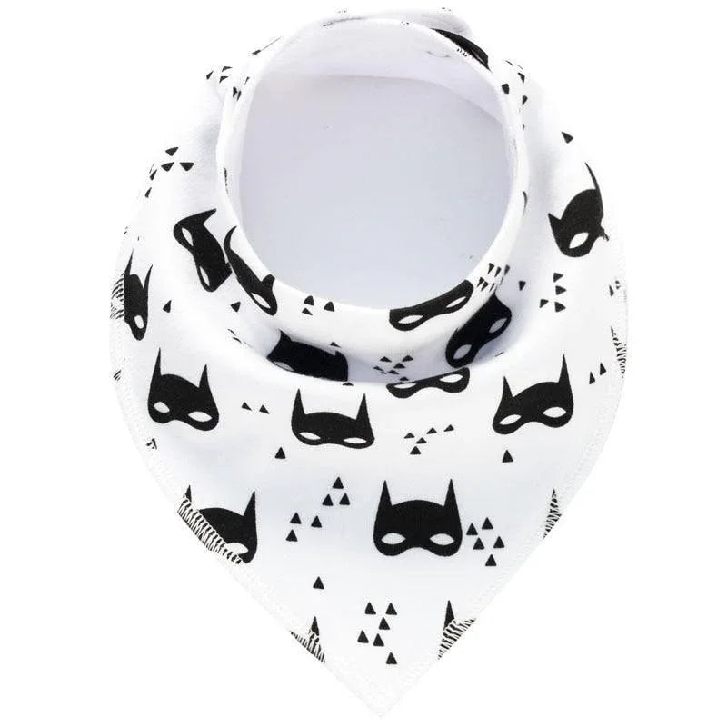 Baby Bibs Triangle scarf Cotton Cartoon Child Bandana Bib Dribble Bibs Newborn BIb for Kids - BIG FRENCHIES