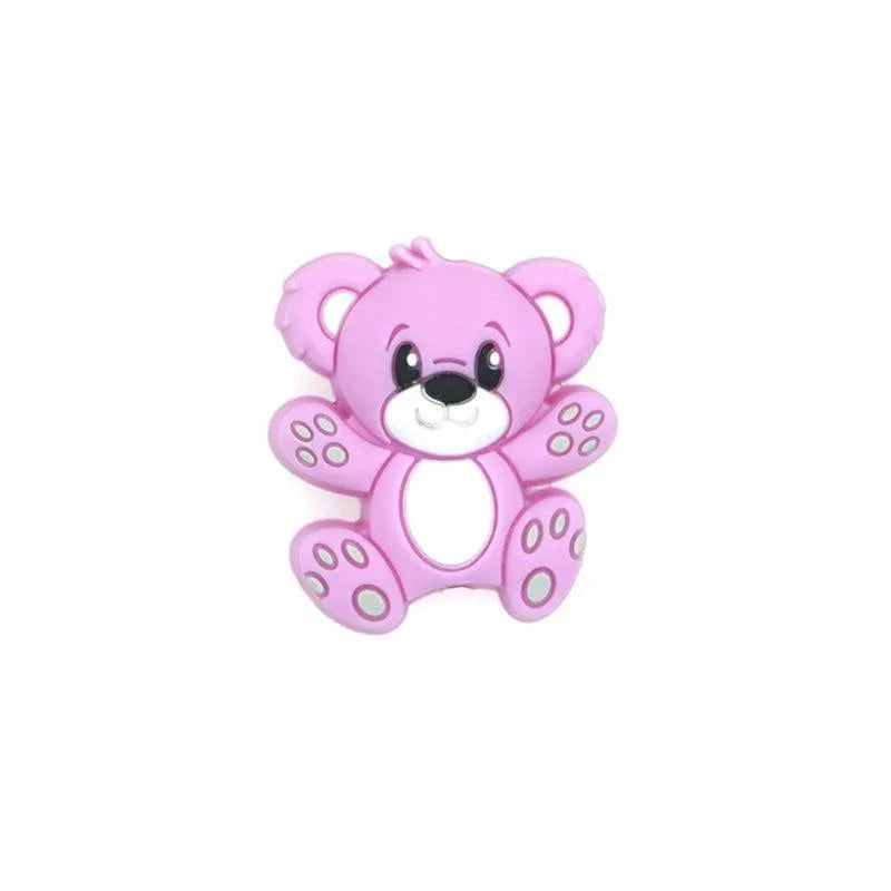 Mini Bear Silicone Beads Baby Dummy Cartoon Pacifier Toy Accessories For Kids And Babies - BIG FRENCHIES