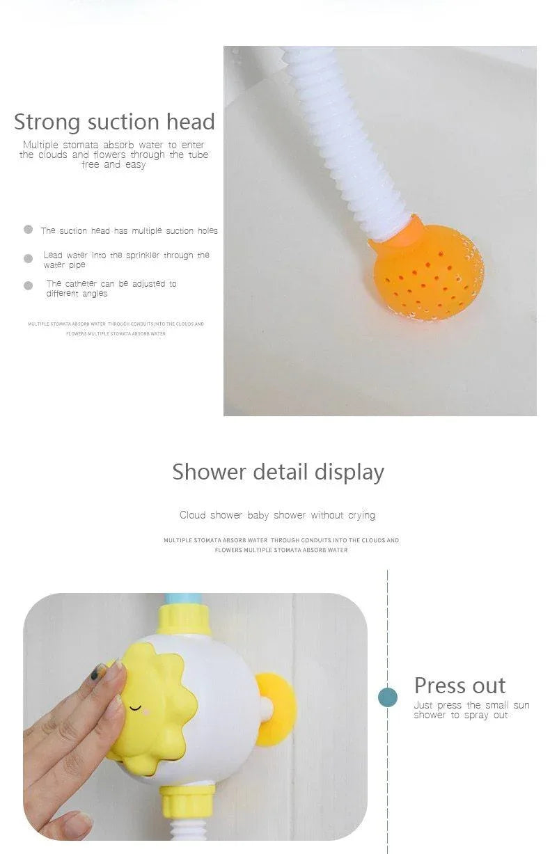 Modern Shower Toy For Kids Baby Water Game Clouds Model Faucet Shower Water Spray Toy For Children Squirting Sprinkler For Kids - BIG FRENCHIES
