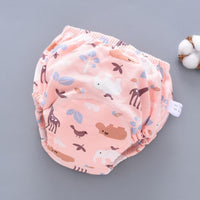 Baby Training Pants Cloth Diapers Washable 6 Layers Gauze Cover Breathable Spring Reusable Newborn Diaper Nappies For Baby and Kids - BIG FRENCHIES