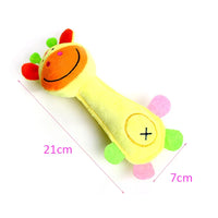 Durable Squeaky Dog Plush Toy – Animal Shape Chew Toy for Small Dogs & Puppies - BIG FRENCHIES