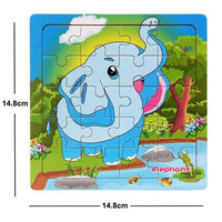 38 Style Cartoon Wooden Puzzle Children Animal/ Vehicle Toy For 2-6 Year Baby Early Educational Toys for Kids - BIG FRENCHIES