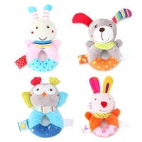 Newborn Baby Toys 0-12 Months Cartoon Baby Plush Rattle Mobile Bell Toy Infant Toddler Early Educational Toys For Kids - BIG FRENCHIES