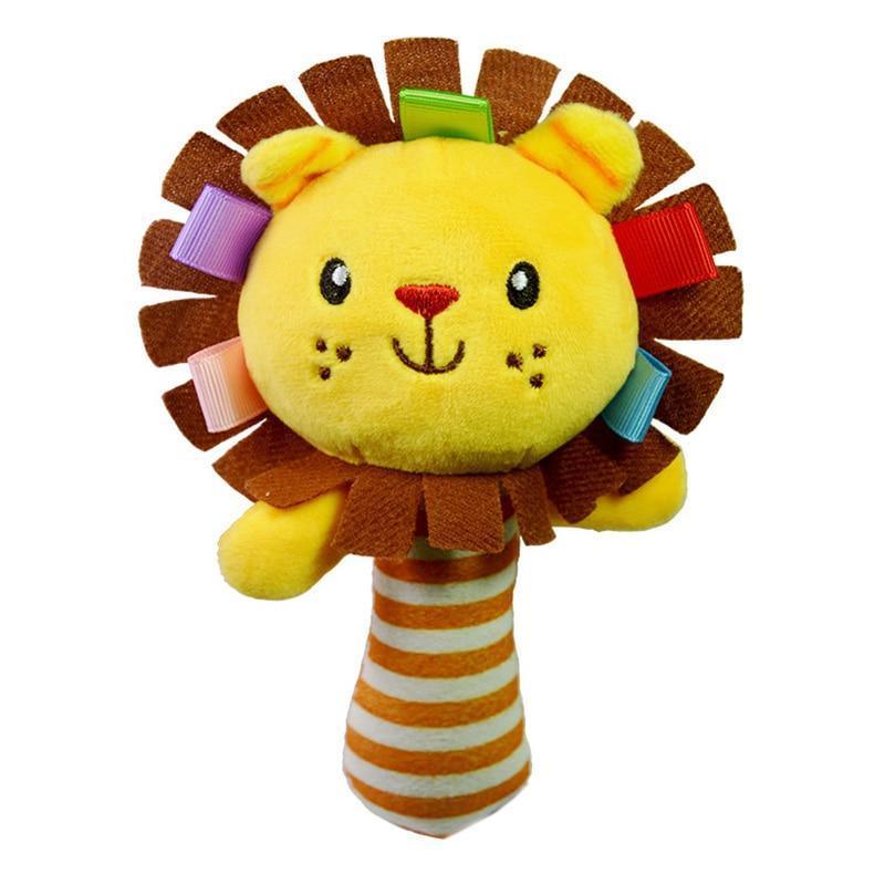 Newborn Baby Toys 0-12 Months Cartoon Baby Plush Rattle Mobile Bell Toy Infant Toddler Early Educational Toys For Kids - BIG FRENCHIES
