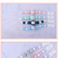 Handmade Animal Pendant Pacifier Clips Chain Nipple Holder for Infant Baby Pacifier - BIG FRENCHIES