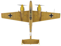 Messerschmitt BF 110E-2 Trop Fighter Aircraft "3U+AR 7./ZG26 Italy" (1941) German Luftwaffe "Air Power Series" 1/72 Diecast Model by Hobby Master