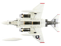 McDonnell Douglas F-4J Phantom II Fighter-Bomber Aircraft "153893 VMFA-312 Checkerboards" (1976) United States Marine Corps "Air Power Series" 1/72 Diecast Model by Hobby Master