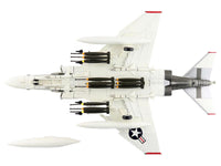 McDonnell Douglas F-4J Phantom II Fighter-Bomber Aircraft "153893 VMFA-312 Checkerboards" (1976) United States Marine Corps "Air Power Series" 1/72 Diecast Model by Hobby Master