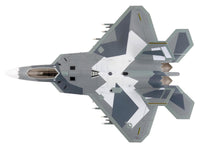 Lockheed F-22 Raptor Stealth Aircraft "Splinter Camouflage" United States Air Force "Air Power Series" 1/72 Diecast Model by Hobby Master