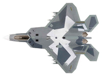 Lockheed F-22 Raptor Stealth Aircraft "Splinter Camouflage" United States Air Force "Air Power Series" 1/72 Diecast Model by Hobby Master