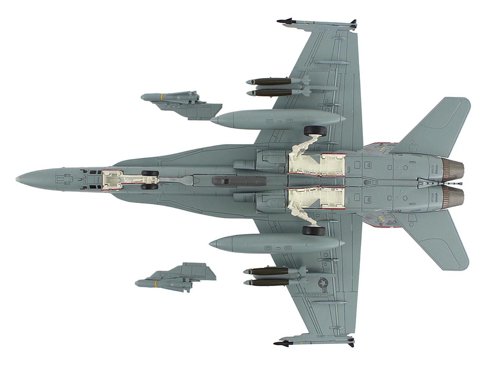 McDonnell Douglas F/A-18C Hornet Aircraft "VMFA-232 Red Devils" (2014) United States Marine Corps "Air Power Series" 1/72 Diecast Model by Hobby Master