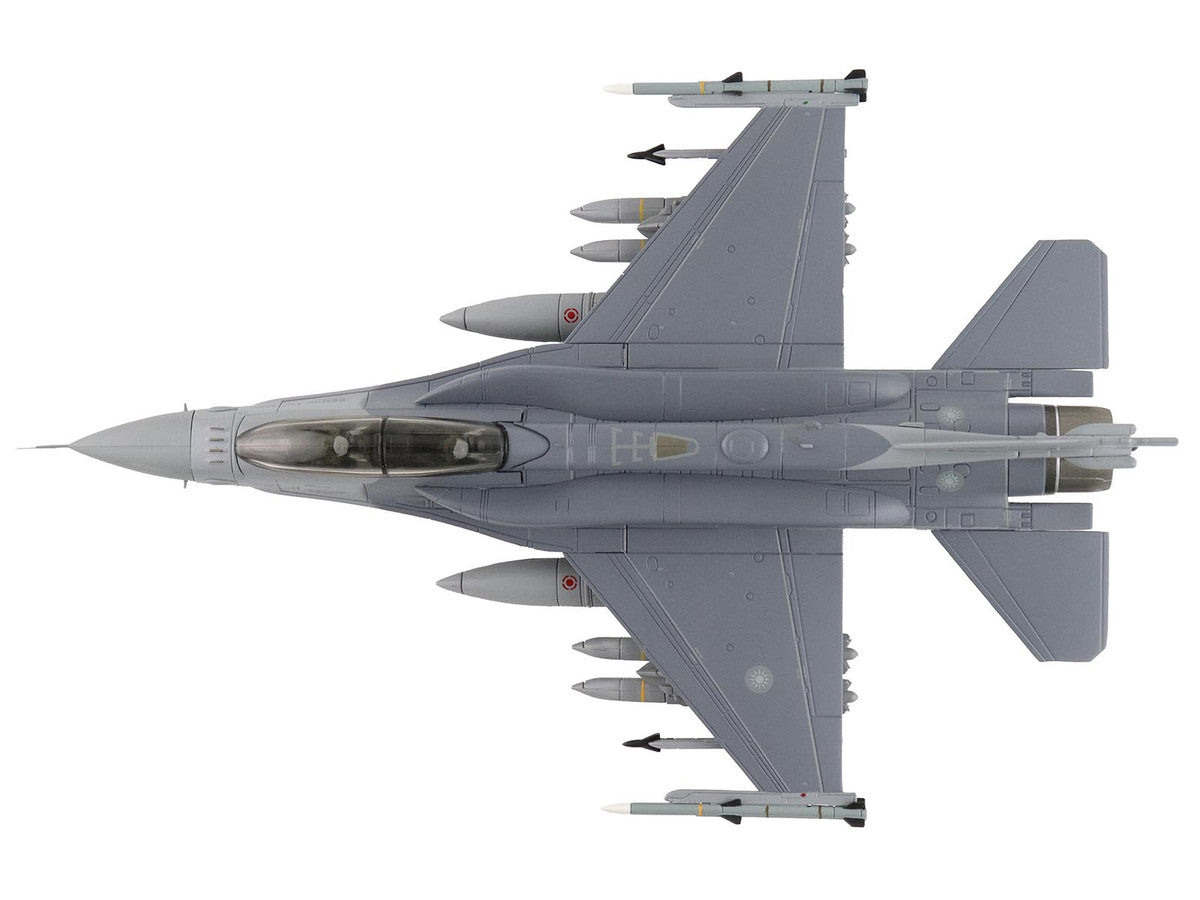 Lockheed F-16D Fighting Falcon Fighter Aircraft "6831 Block 70" (2025) Republic of China Air Force "Air Power Series" 1/72 Diecast Model by Hobby Master