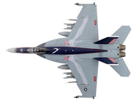 Boeing F/A-18E Super Hornet Fighter Aircraft "166817 VFA-136 Knighthawks USS Trumman" (2024) United States Navy "Air Power Series" 1/72 Diecast Model by Hobby Master