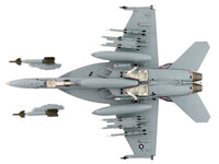 Boeing F/A-18E Super Hornet Fighter Aircraft "166817 VFA-136 Knighthawks USS Trumman" (2024) United States Navy "Air Power Series" 1/72 Diecast Model by Hobby Master