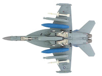 Boeing EA-18G Growler Aircraft "168256 VAQ-139 Cougars" (2025) United States Navy "Air Power Series" 1/72 Diecast Model by Hobby Master
