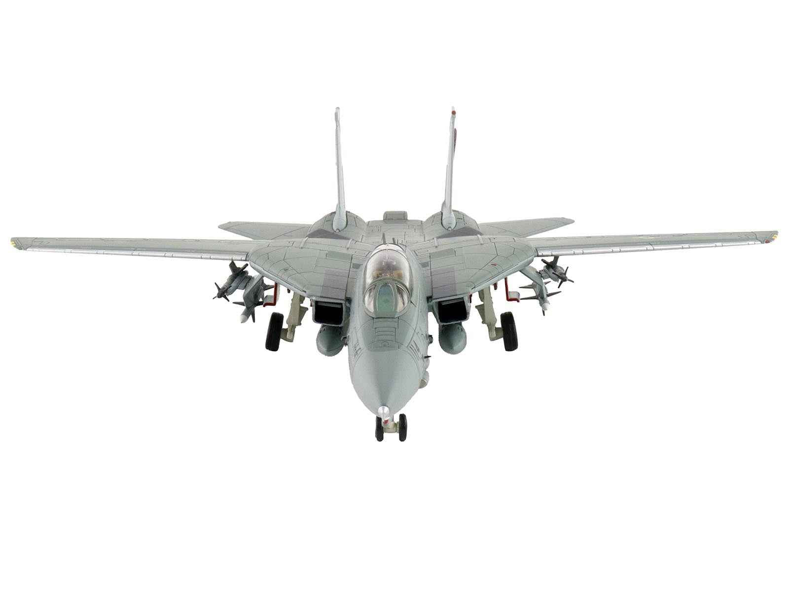 Grumman F-14A Tomcat Fighter Aircraft "VF-1 (with Optional Decals)" United States Navy "Air Power Series" 1/72 Diecast Model by Hobby Master
