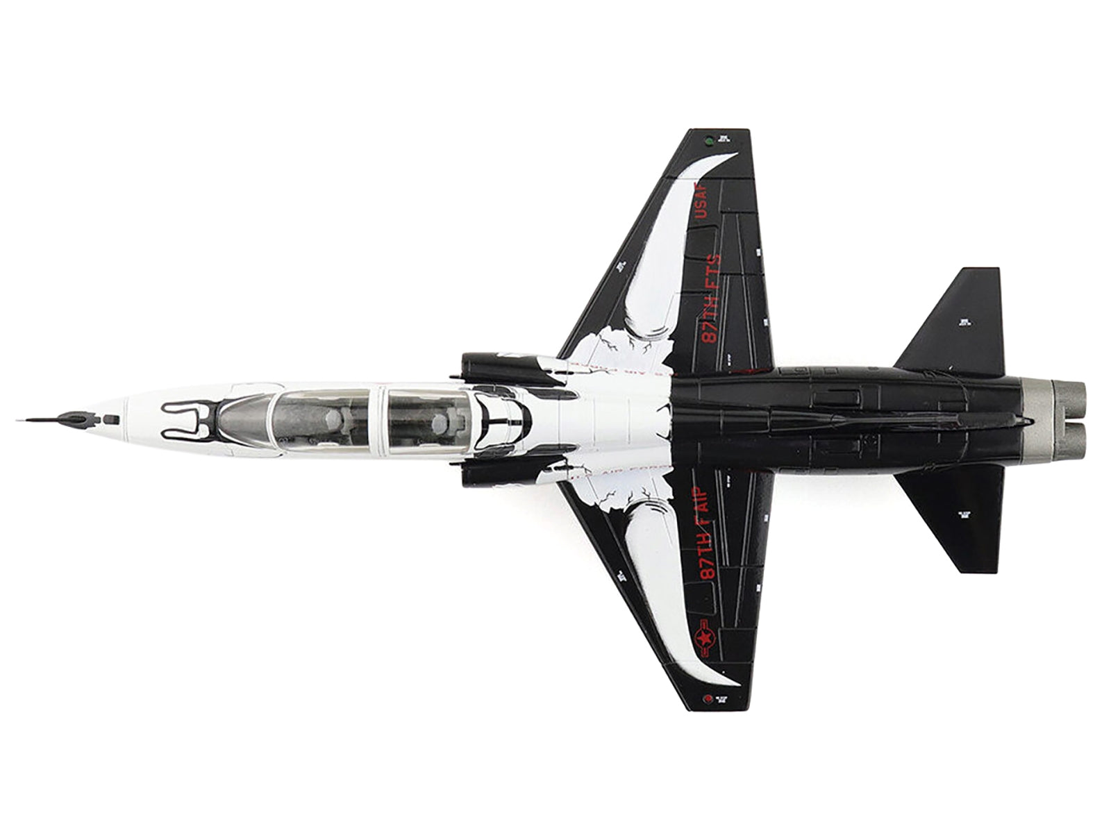 Northrop T-38C Talon Aircraft "65-10331 FAIP Scheme 87th FTS Laughlin AFB" (2021) United States Air Force "Air Power Series" 1/72 Diecast Model by Hobby Master