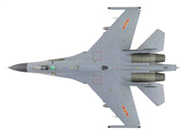 Shenyang J-11A Fighter Aircraft "40547 Golden Helmet" (2014) People's Liberation Army Air Force with 1/8 Scale Golden Helmet "Air Power Series" 1/72 Diecast Model by Hobby Master