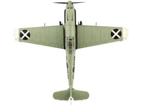 Messerschmitt BF 109E-3 Fighter Aircraft "Hauptmann Siebelt Reents Spanish Civil War" (1939) "Air Power Series" 1/48 Diecast Model by Hobby Master