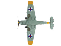 Messerschmitt Bf 109E-3 Fighter Aircraft "White 2 Jan Reznak 13.(slow)/JG 52 Kraznodar USSR" (1943) German Luftwaffe "Air Power Series" 1/48 Diecast Model by Hobby Master