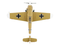 Messerschmitt Bf 109F-4 Fighter Aircraft "Marseille Yellow 14 3./JG27 Egypt" (1942) German Luftwaffe "Air Power Series" 1/48 Diecast Model by Hobby Master