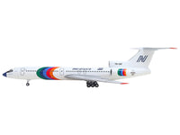 Tupolev TU-154M Commercial Aircraft "Aeronica" (YN-CBT) White with Stripes 1/200 Diecast Model by Herpa